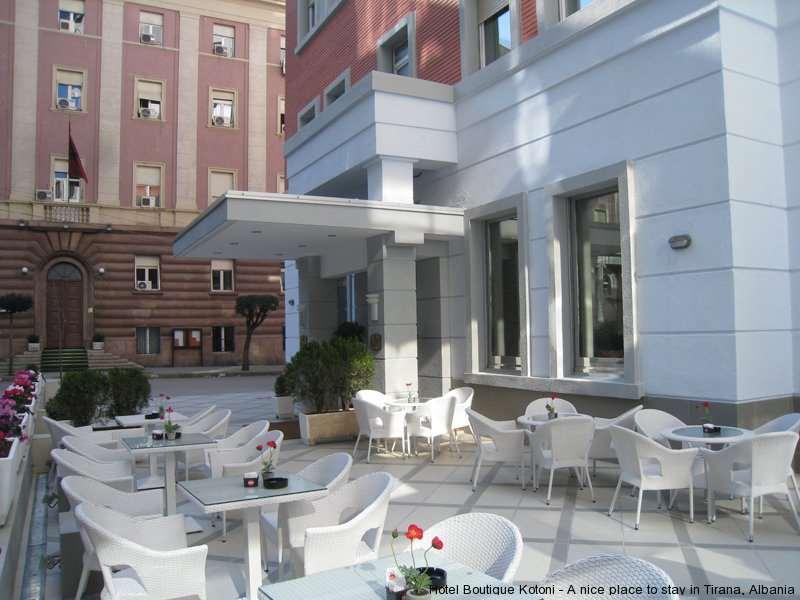 Boutique Hotel Kotoni Tirana Étterem fotó