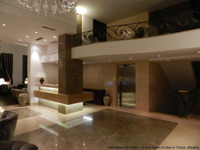 Boutique Hotel Kotoni Tirana Beltér fotó